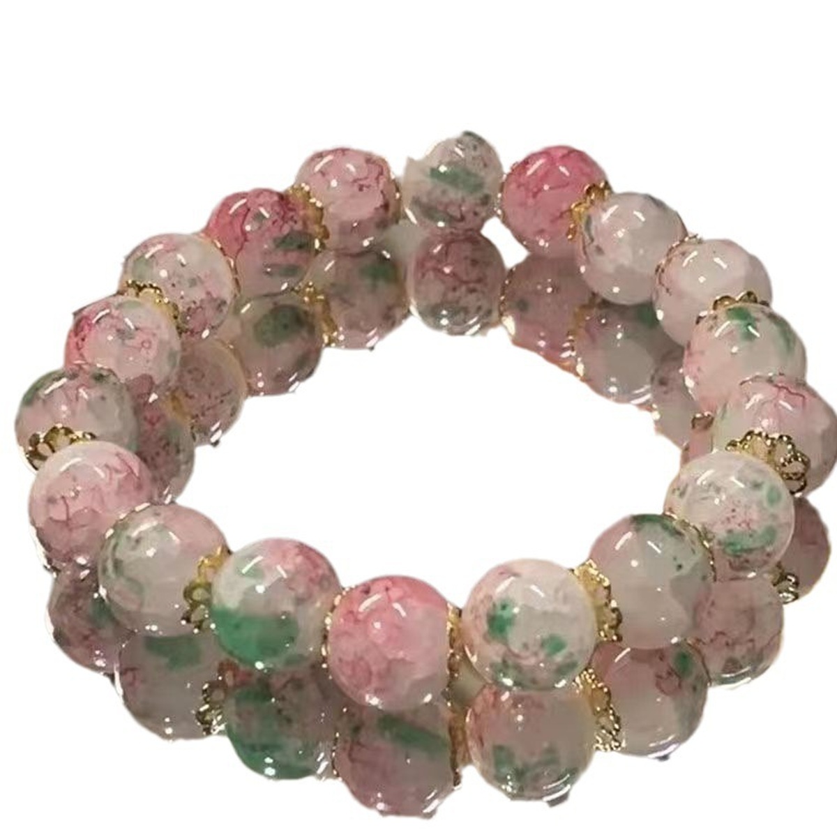 Blossom Glass Bracelet flat lay detail thumbnail