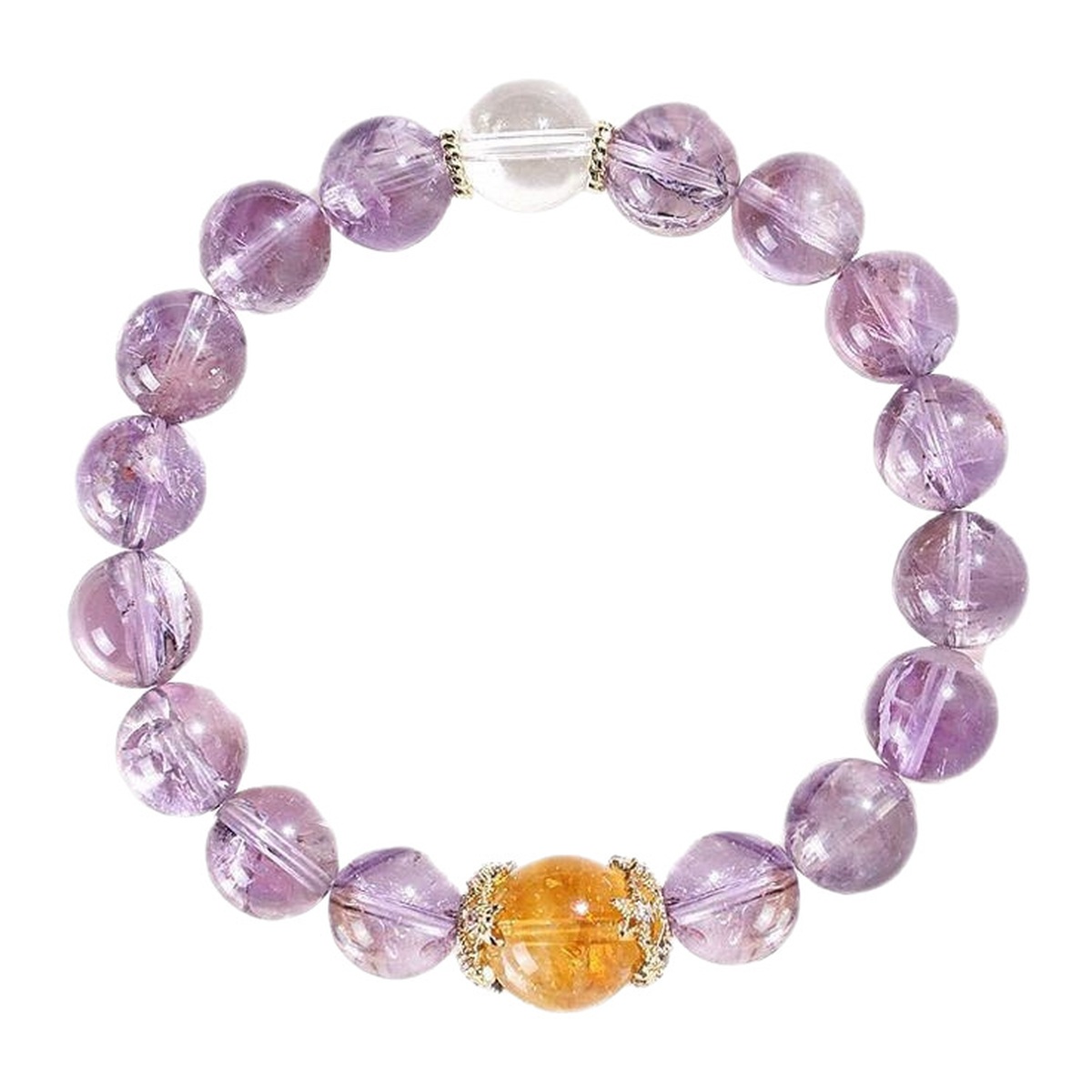 Lilac Quartz Bracelet wrist styling thumbnail