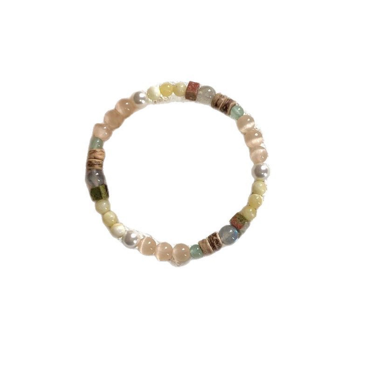 Soft Dawn Mixed Bead Bracelet