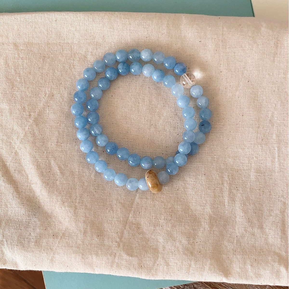 Sea Mist Double-Strand Bracelet