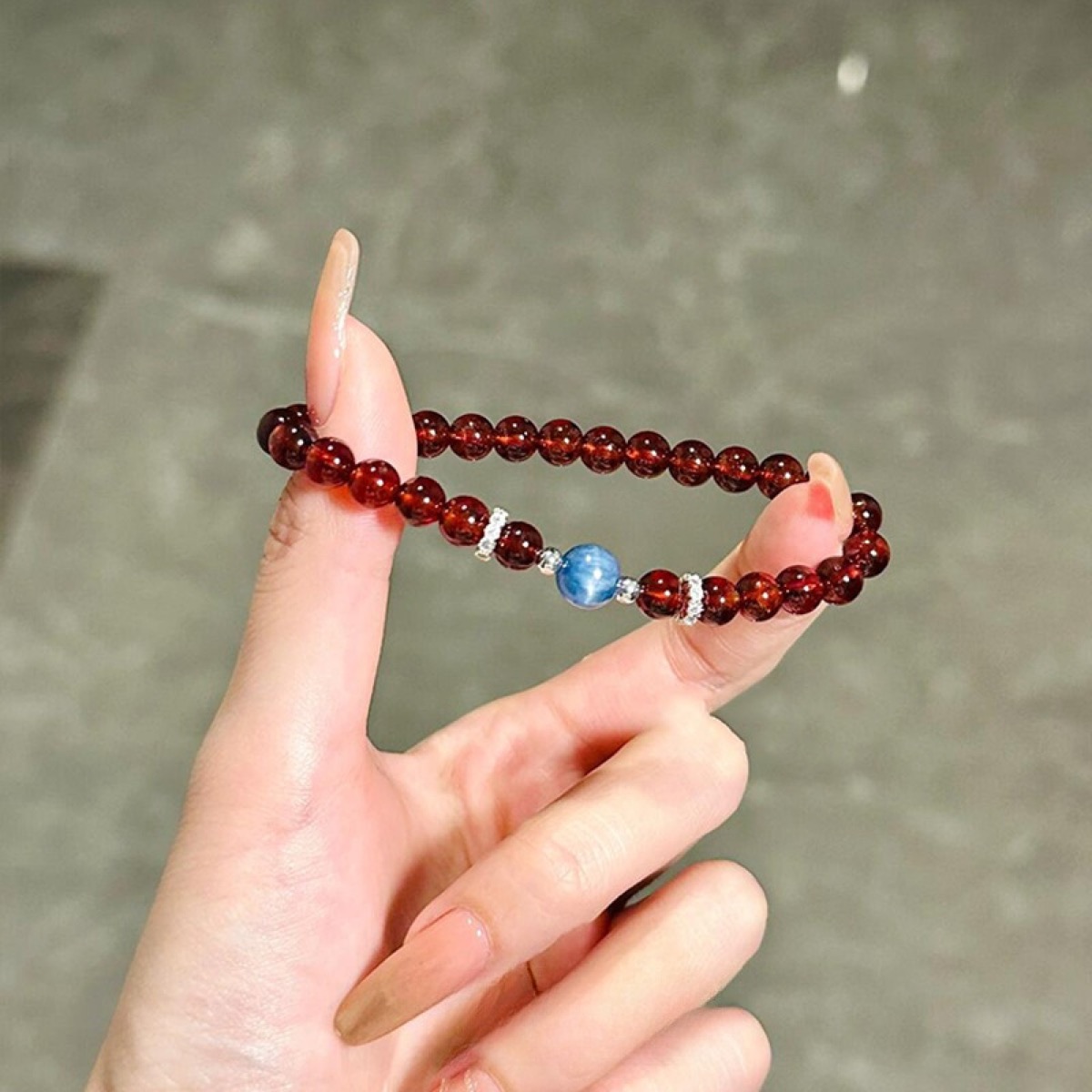Dusk Ridge Stone Bracelet Set close bead detail thumbnail
