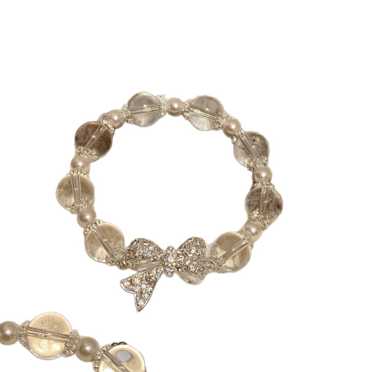 Clear Bow Crystal Bracelet