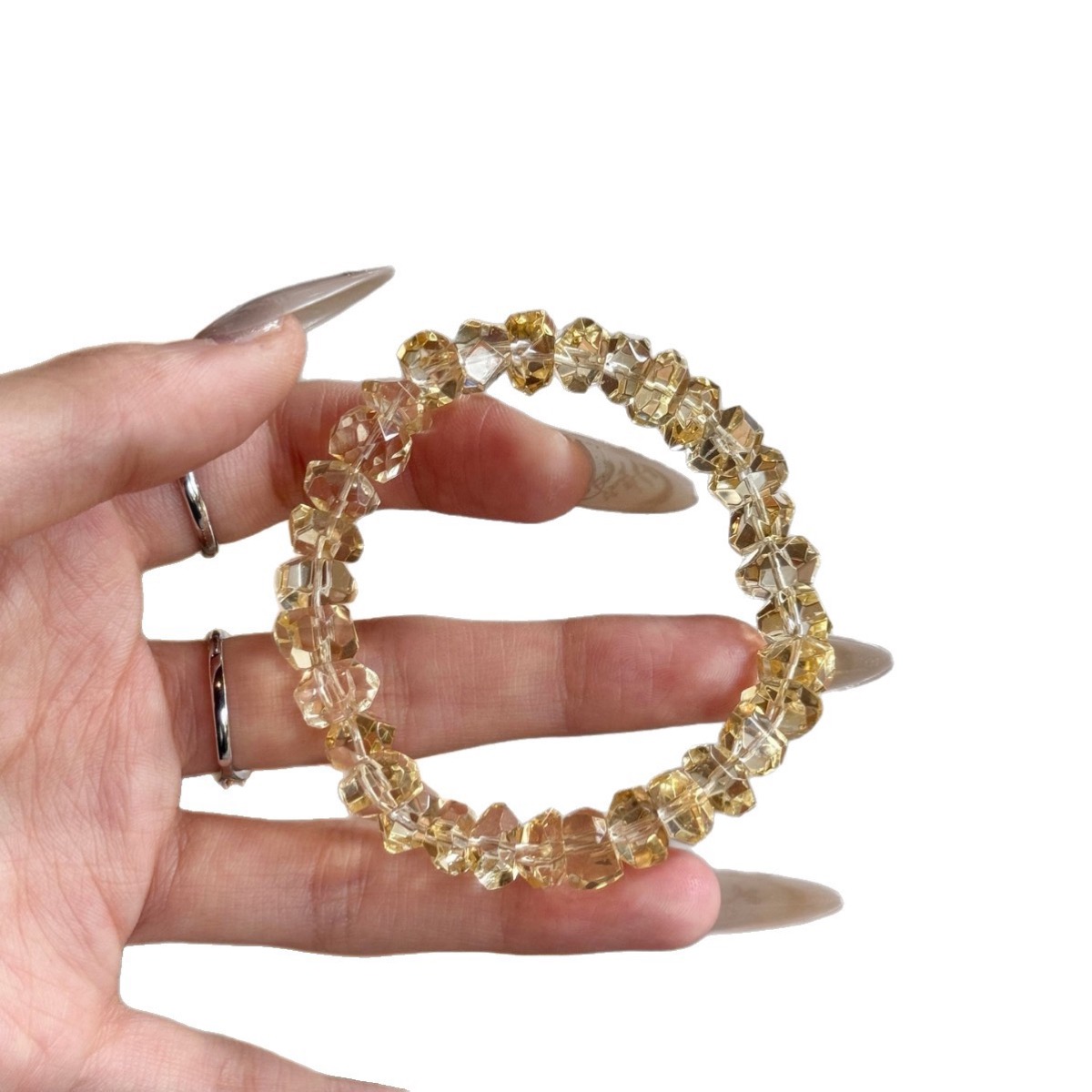 Honey Cut Crystal Bracelet