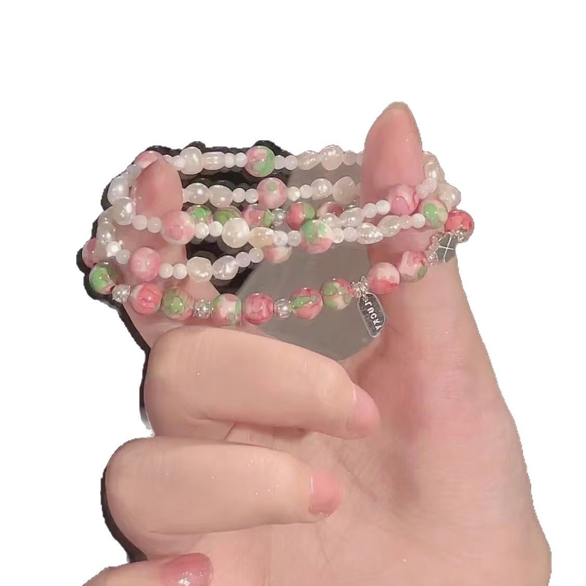 Sakura Pearl Bead Bracelet
