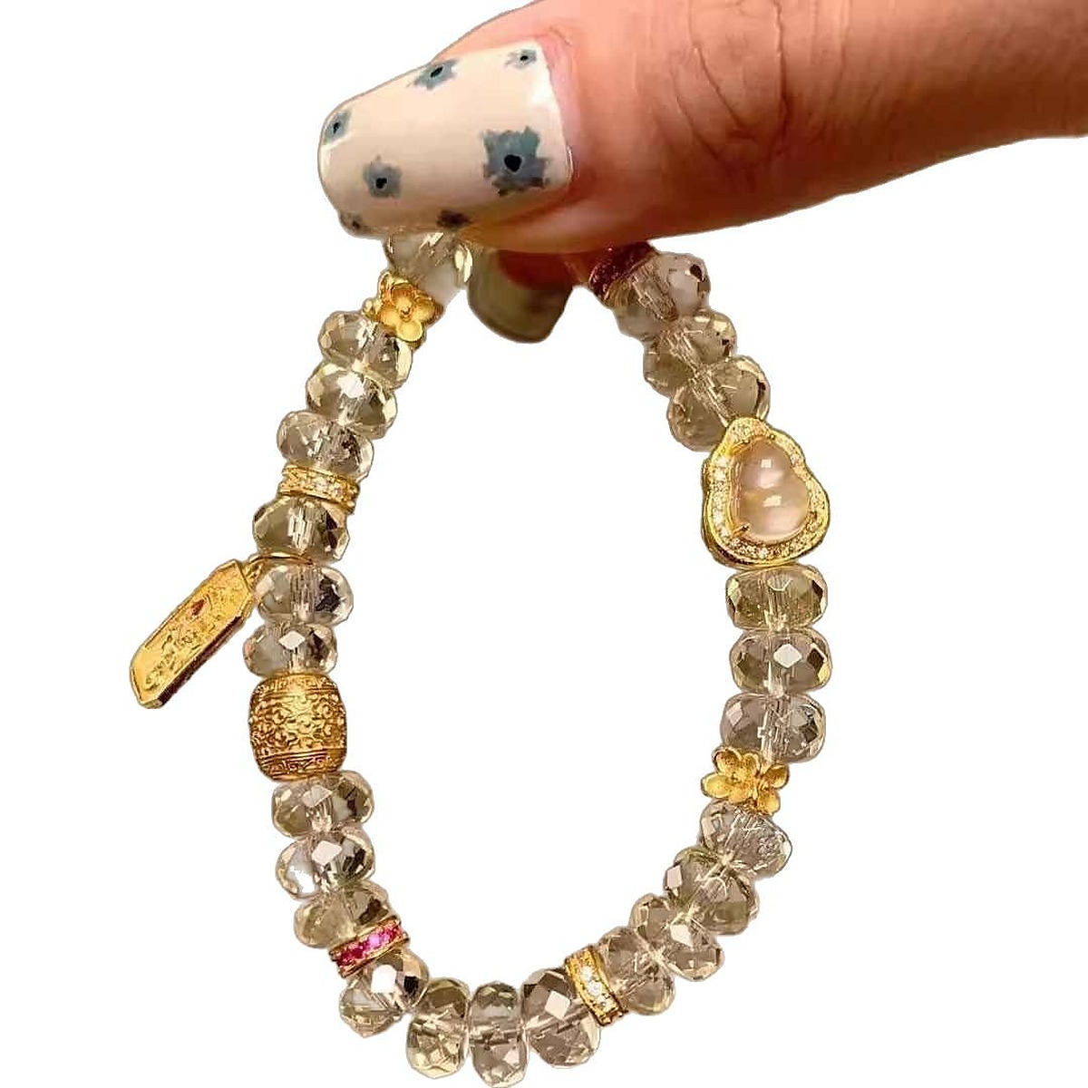 Wealth Rutile Bead Bracelet